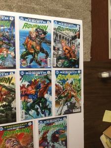 Aquaman Rebirth 1 2 3 4 5 6 7 8 9 10 11 12 13 14 Ones Shot Nm Near Mint 