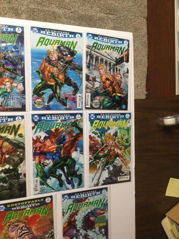 Aquaman Rebirth 1 2 3 4 5 6 7 8 9 10 11 12 13 14 Ones Shot Nm Near Mint 