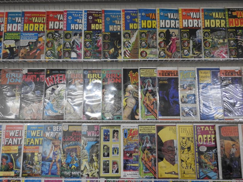 Huge Lot of 120+ Comics W/Tales From the Crypt, Vault of Horror+ Avg VF Cond.