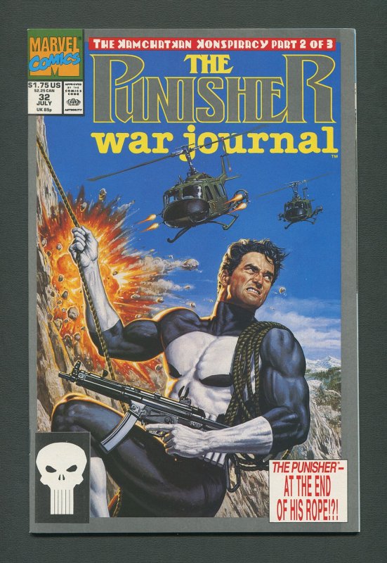 Punisher War Journal #32  / 9.4  NM /  July  1991