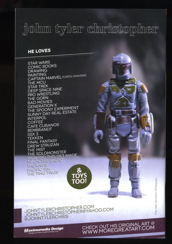 Star Wars #4 NM 9.4 Action Figure (Boba Fett) Variant 1st Sana Starros!