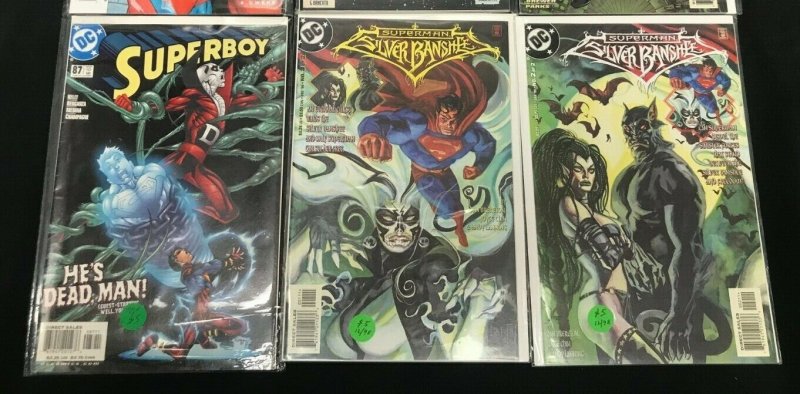 SUPERMAN/SUPERBOY 6PC LOT (VF) TRINITY #1!! SILVER BANSHEE!! 1992-2008