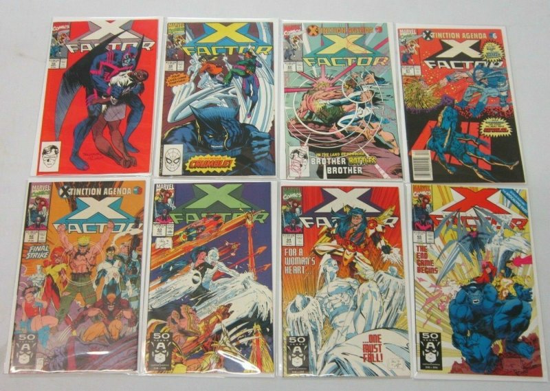 X-Factor (1st series) comic lot from:#50-75 26 diff avg 7.0  (1990-94)