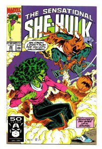 SENSATIONAL SHE-HULK #30 (1991) MIKE ZECK | DIRECT EDITION | COPPER AGE