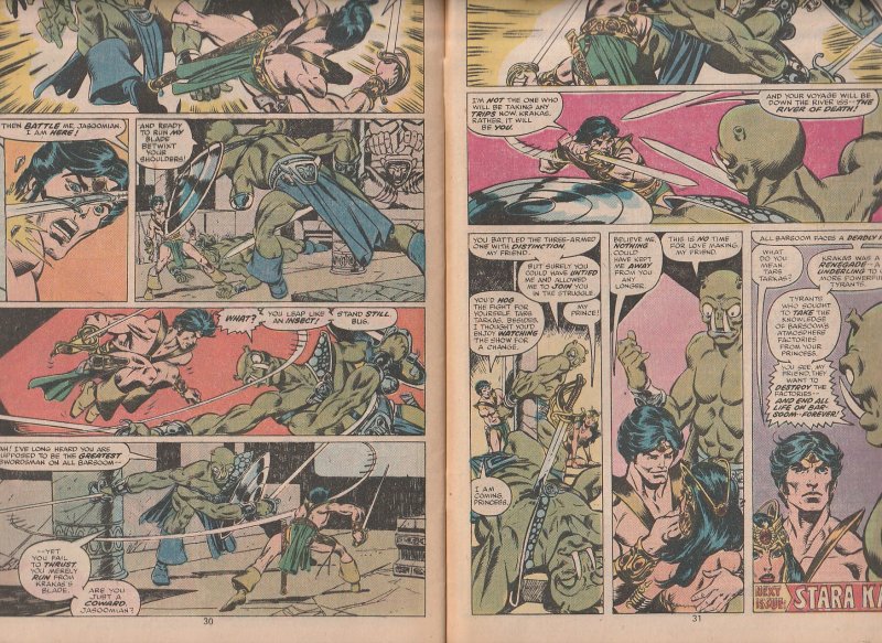 John Carter Warlord of Mars(Marvel)  # 1