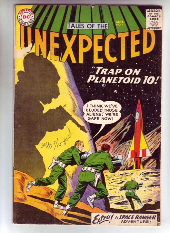 Tales of the Unexpected #41 (Sep-59) VG/FN+ Mid-Grade Space Ranger, Cyrl