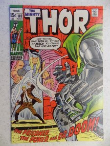 THE MIGHTY THOR # 182 MARVEL GODS JOURNEY ACTION ADVENTURE BUSCEMA ART BEGINS