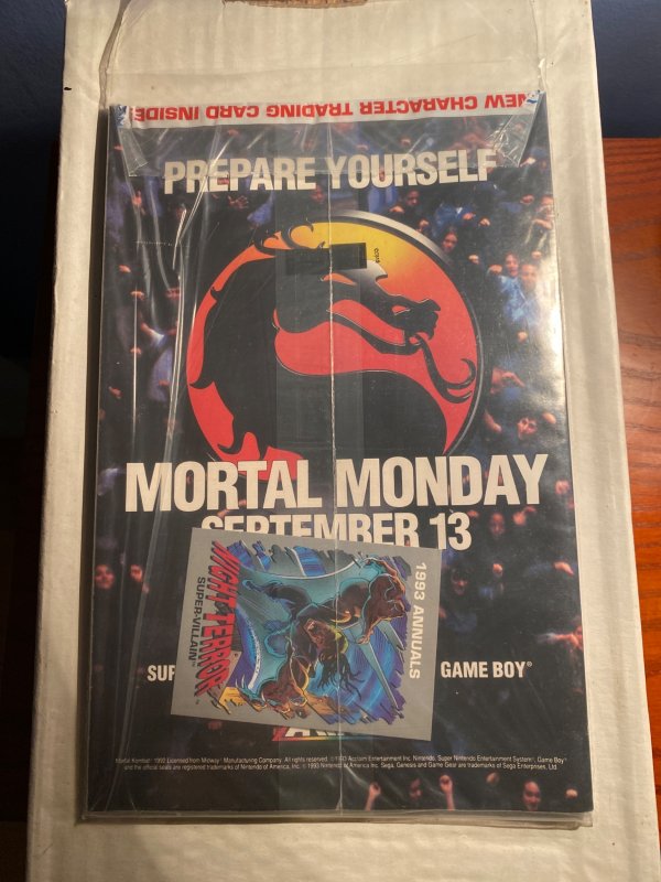 Ghost Rider Annual #1 (1993) sealed ploy bag with cards