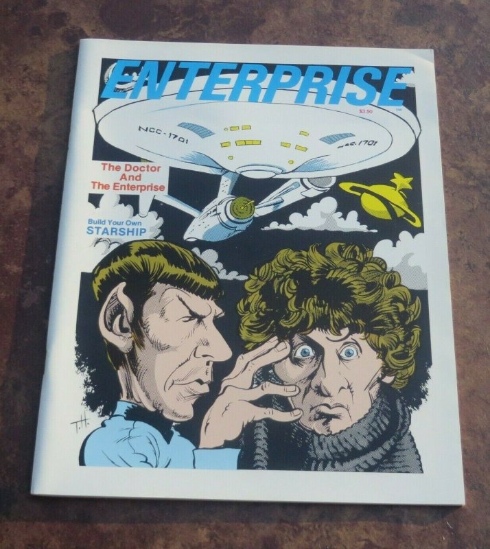 1984 Enterprise #1 VF Magazine The Doctor and the Enterprise Star Trek Dr Who