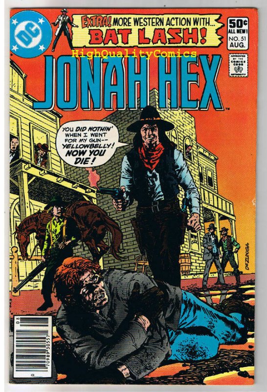 JONAH HEX #51, VF, Comforter, Western,Dick Ayers, 1977, more JH in store