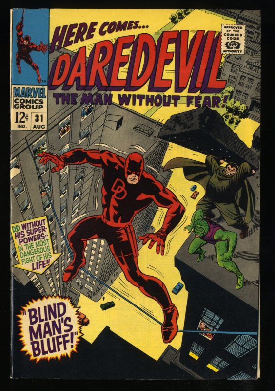 Daredevil #31 VF 8.0 White Pages