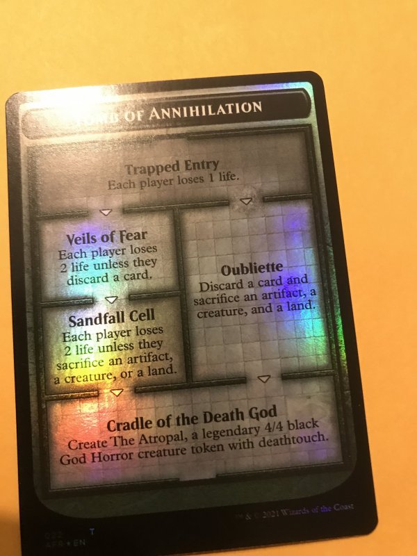 TOMB OF ANNIHILATION foil : Magic the Gathering / Adventures in Forgotten Realm