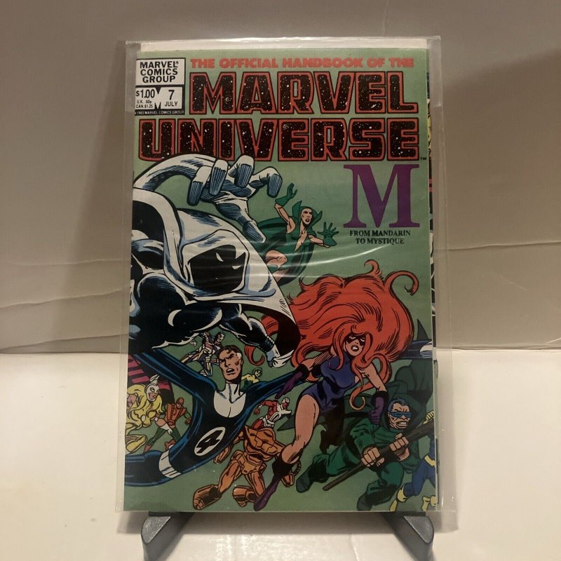 MARVEL UNIVERSE #7 JULY 1983! MARVEL CLASSIC!!