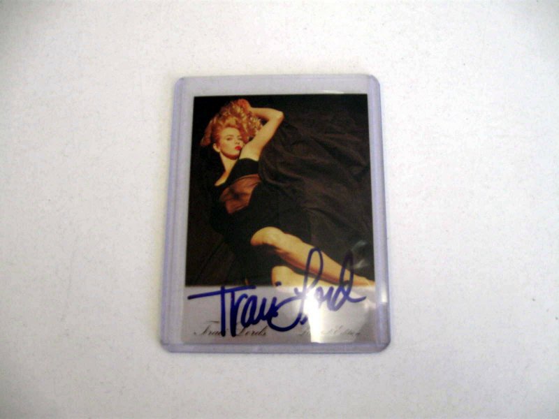 Traci Lords Autographed Card timem Free Shipping!