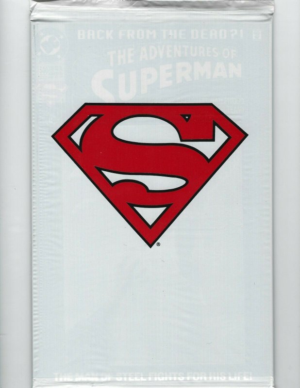  The Adventures Of Superman #500 White Blind Bag Sealed.   9.6 NM+  2 Copy's