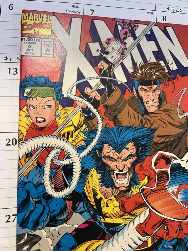 X-Men #4 1991 First Appearance of Omega Red
