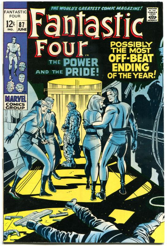 FANTASTIC FOUR #87, FN+, Doctor Doom, Jack Kirby, 1961, more FF in store, QXT