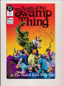 Roots of the SWAMP THING #3 DC Comics 1986 VF (PF400) Berni Wrightson, Len Wein