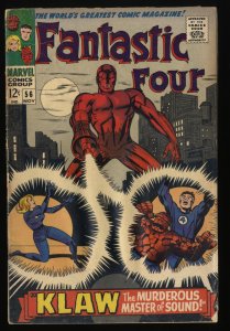 Fantastic Four #56 GD 2.0 Marvel Comics