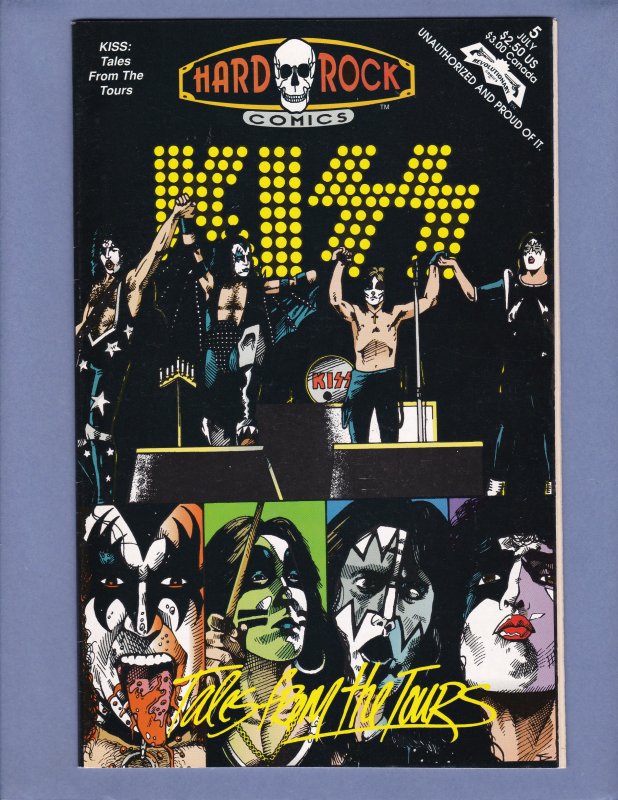 Hard Rock Comics #5 NM-/NM Kiss Revolutionary 1992