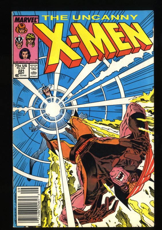 Uncanny X-Men #221 FN/VF 7.0 Newsstand Variant 1st Mister Sinister!