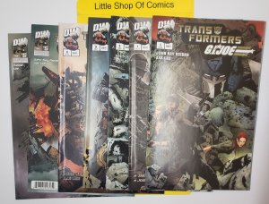 Transformers G.I. Joe #1 (A&B), 2 3 4 5 6 1-6 Set 2003/04 Dreamwave Productions
