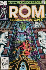 Rom #38 VF/NM ; Marvel | Spaceknight Bill Mantlo