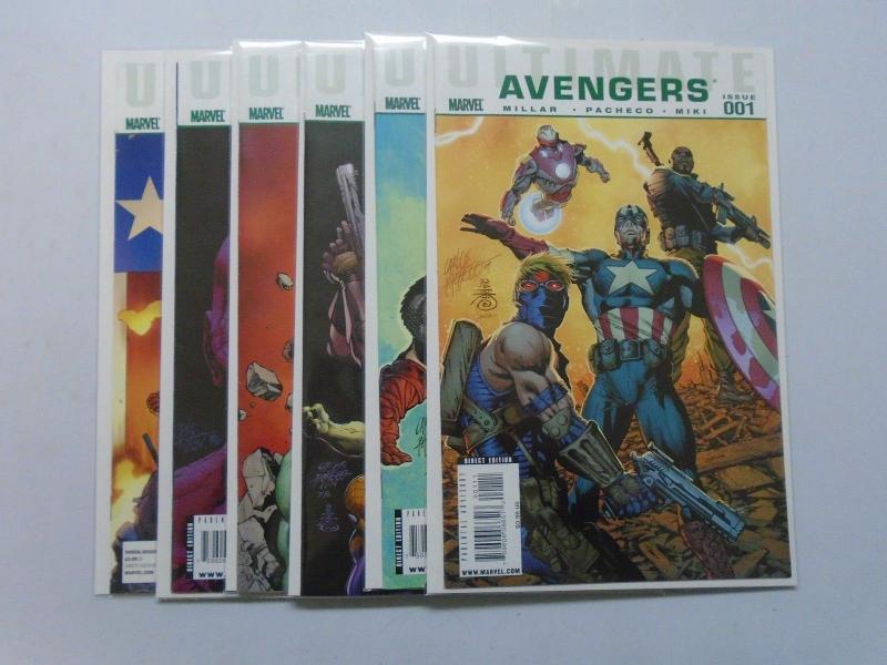 Marvel Avengers Millar Pacheco Miki Complete Set Of 6 Issue 001 8.0 VF (2009)
