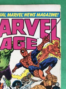 Marvel Age #12 (1984) w/Preview Sketch Spider-Man Black Costume Red Logo