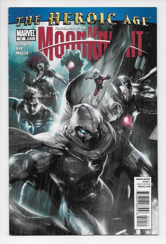 Vengeance of the Moon Knight #10 Mattina Cover Art (Marvel, 2010) VF