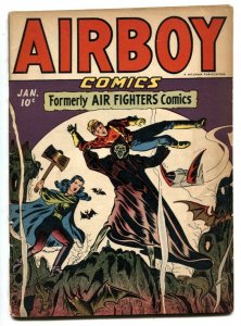 Airboy Vol 2 #12 -Wild Golden Age Horror cover VG-
