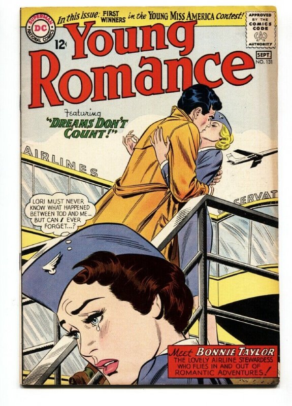 YOUNG ROMANCE #131 1964-DC ROMANCE-Bonnie Taylor-FN+