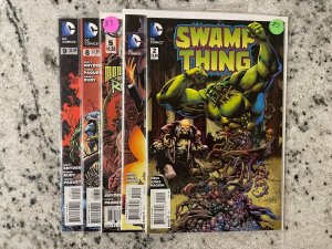 Lot Of 5 Swamp Thing DC Comic Books New 52 # 2 3 5 8 9 NM 1st PR Batman 49 J801 