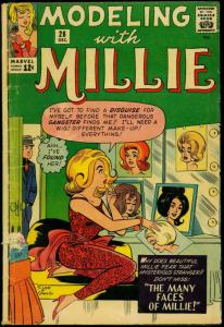 Modeling with Millie #28 1963- Paper Dolls- Stan Goldberg Marvel G