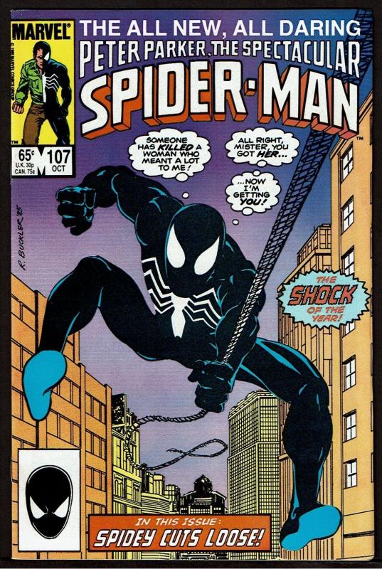 The Spectacular Spider-Man #107 (Oct 1985, Marvel) VF