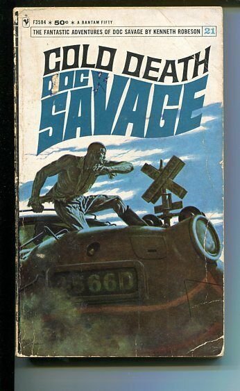 DOC SAVAGE-COLD DEATH-#21-ROBESON-G- JAMES BAMA COVER-1ST EDITION G