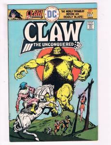 Claw The Unconquered # 4 VF DC Comic Book Jungle Canning PEDIGREE Collection D19