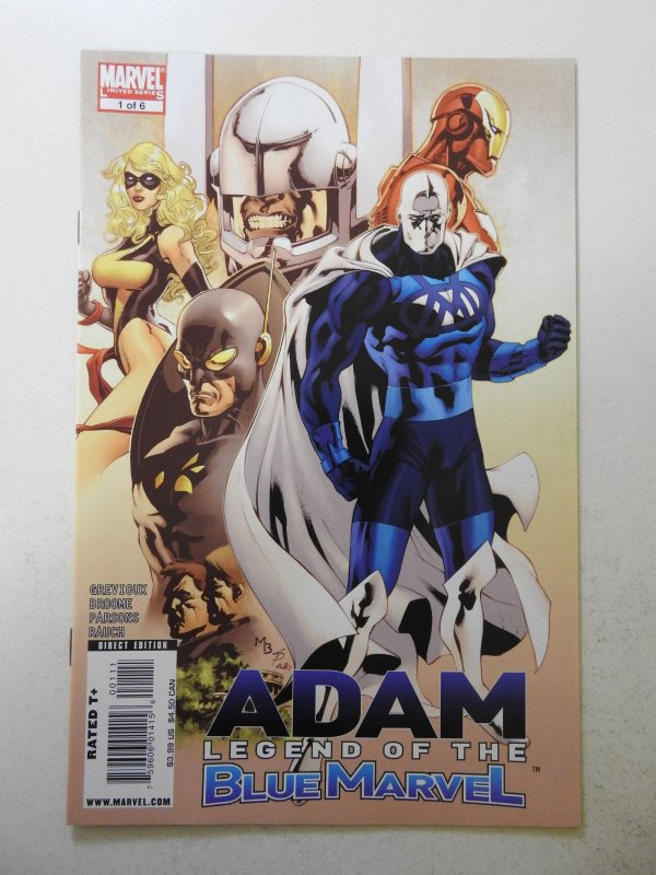 Adam: Legend of the Blue Marvel #1 (2009) NM- Cond! 1st App of the Blue Marvel!
