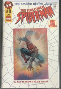 The Sensational Spider-Man #0 (1996, Marvel) Hologram Cover.  NM/MT
