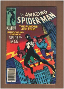 Amazing Spiderman #252 Newsstand Marvel  1st BLACK COSTUME 1984 VG- 3.5