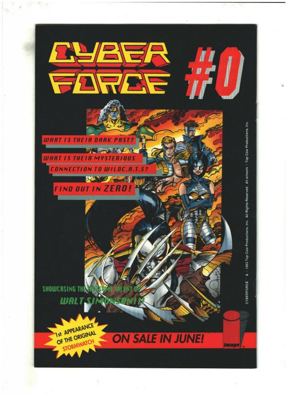 Cyberforce #3 VF/NM 9.0 Image Comics 1992 Marc Silvestri, vs. Pitt