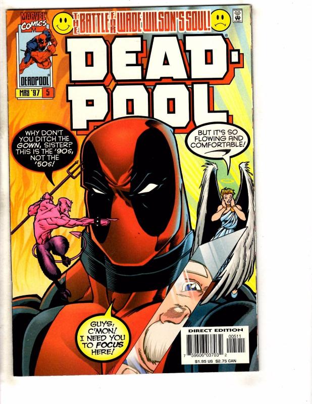 Deadpool # 5 NM 1st Print Marvel Comic Book X-Men X-Force Cable Domino J264