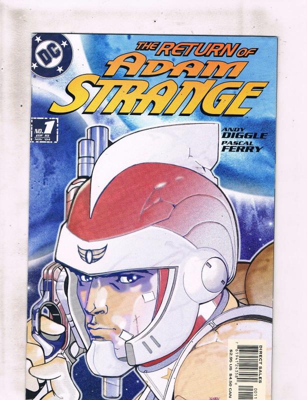 Lot of 3 The Return of Adam Strange DC Comic Books #1 2 3MS19