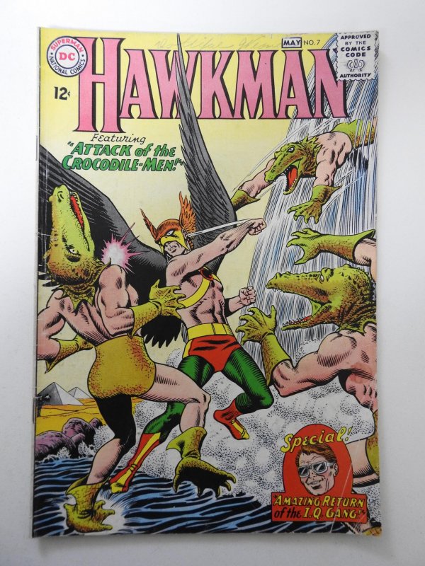 Hawkman #7 (1965) VG Condition 3 1/2 in tears bc