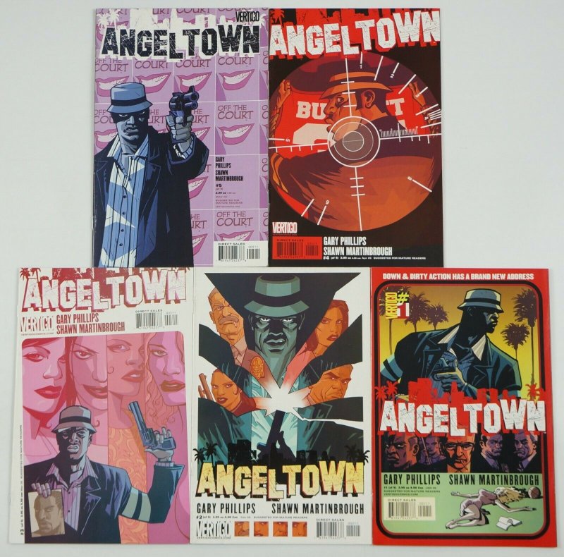 Angel Town #1-5 FN/VF complete series - down & dirty action vertigo comics 2 3 4