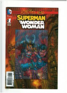 Superman/Wonder Woman Futures End #1 NM- 9.2 DC Comics 2014 Lenticular 