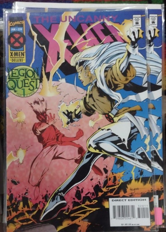 UNCANNY X-MEN #320  1995 MARVEL   DELUXE edition  legion quest pt 1