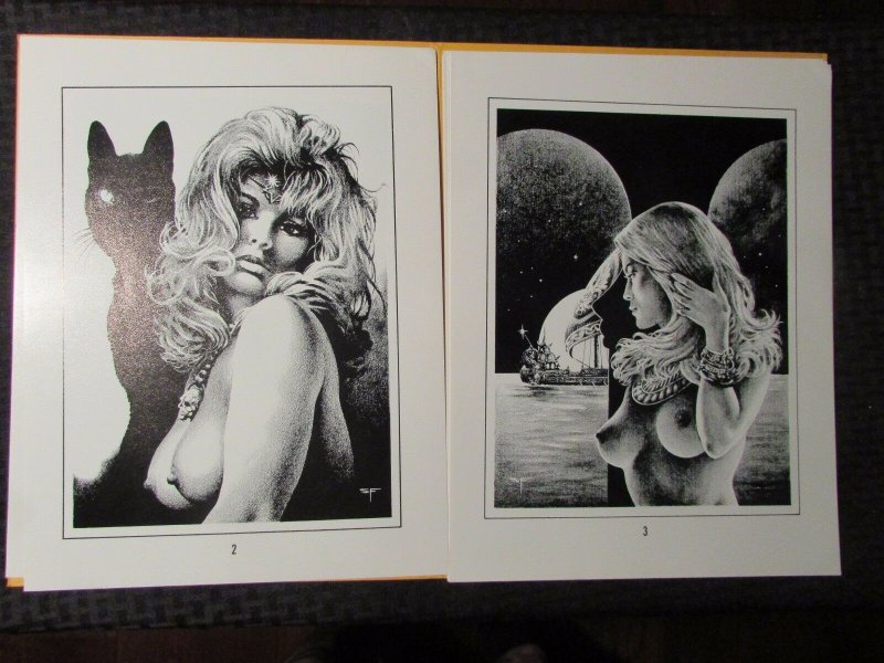 1976 FANTASTIC NUDES Portfolio by Stephen E. Fabian Complete 10 NM Plates in FVF