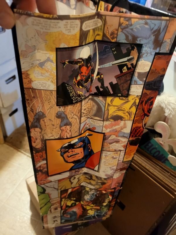 very large marvel comics bag from 1996