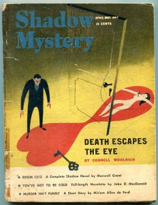 PULP:  Shadow Mystery Pulp April 1947- Room 1313- John D MacDonald VG